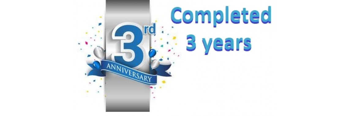 3 years successfully completed